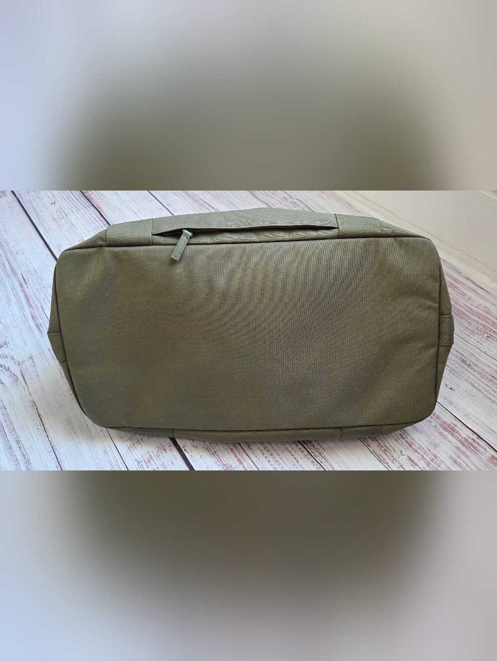 Beis The BEISics Duffle In Olive Travel Gym Tote Large Weekender Bag - Picture 13 of 16